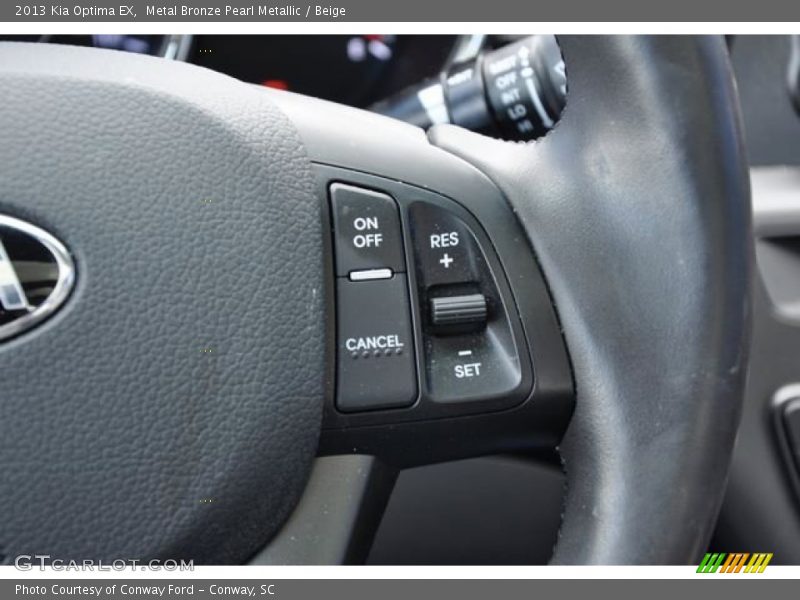 Metal Bronze Pearl Metallic / Beige 2013 Kia Optima EX