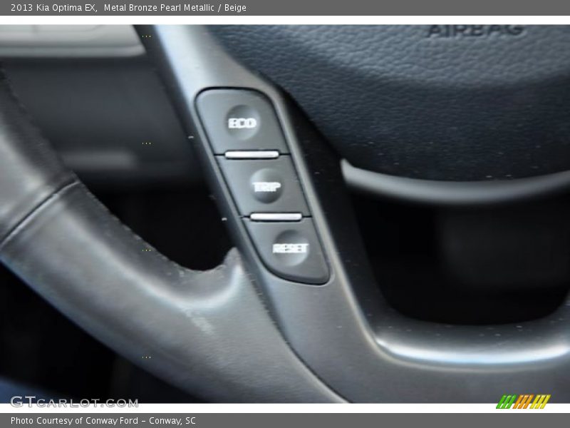 Metal Bronze Pearl Metallic / Beige 2013 Kia Optima EX