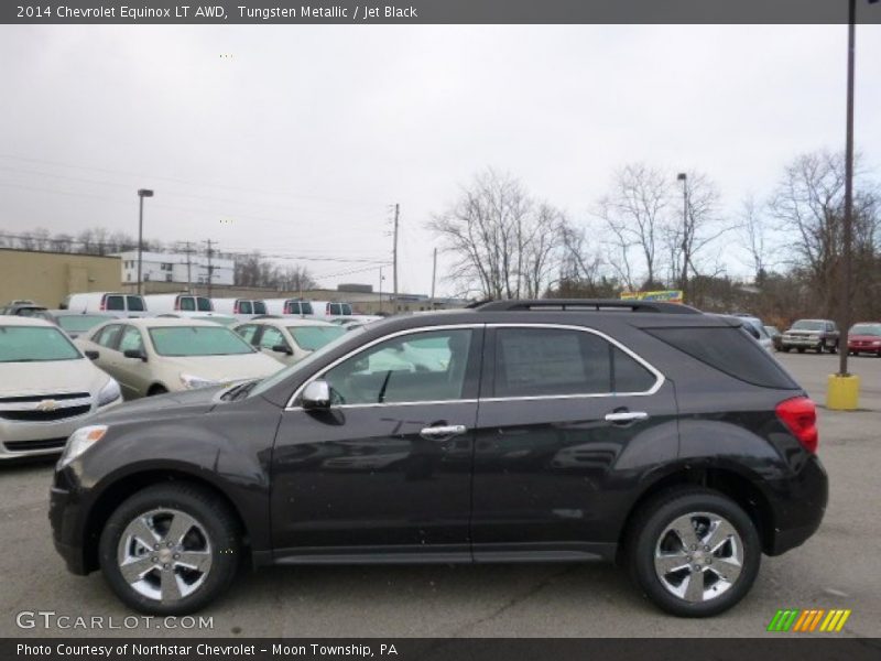 Tungsten Metallic / Jet Black 2014 Chevrolet Equinox LT AWD