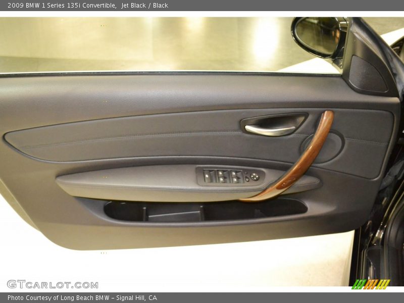 Jet Black / Black 2009 BMW 1 Series 135i Convertible