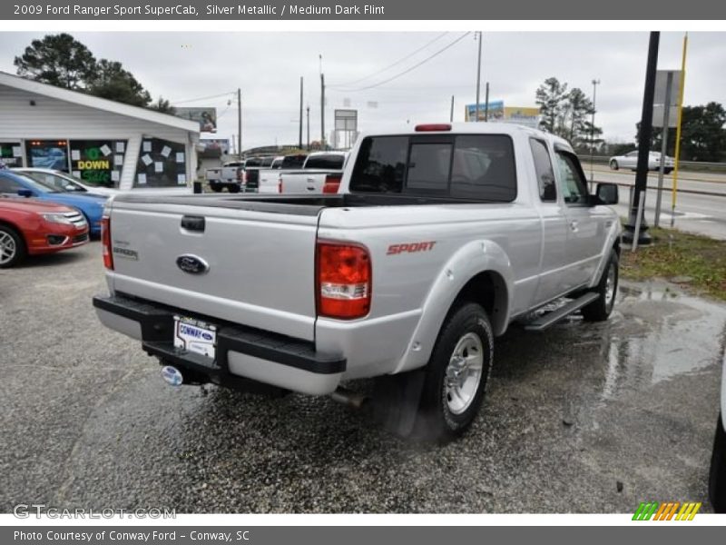 Silver Metallic / Medium Dark Flint 2009 Ford Ranger Sport SuperCab