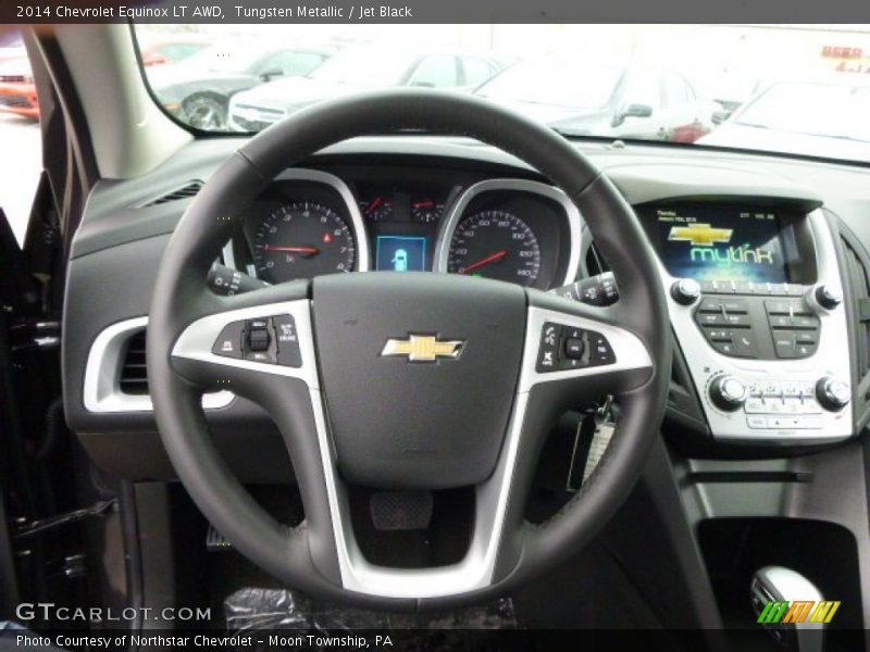 Tungsten Metallic / Jet Black 2014 Chevrolet Equinox LT AWD
