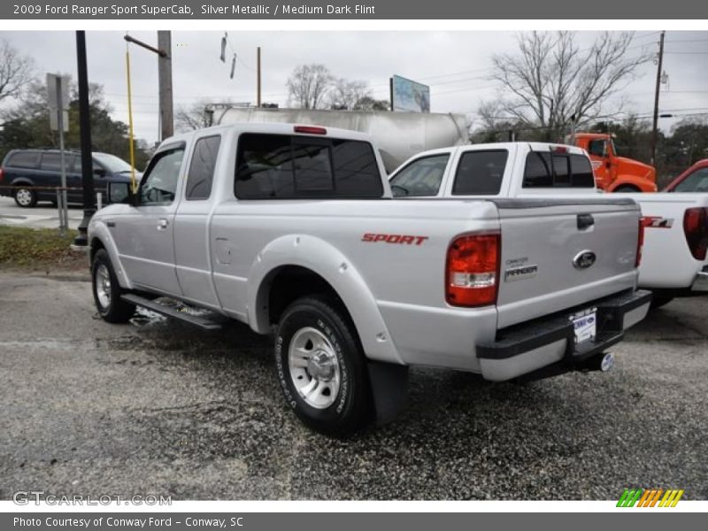 Silver Metallic / Medium Dark Flint 2009 Ford Ranger Sport SuperCab
