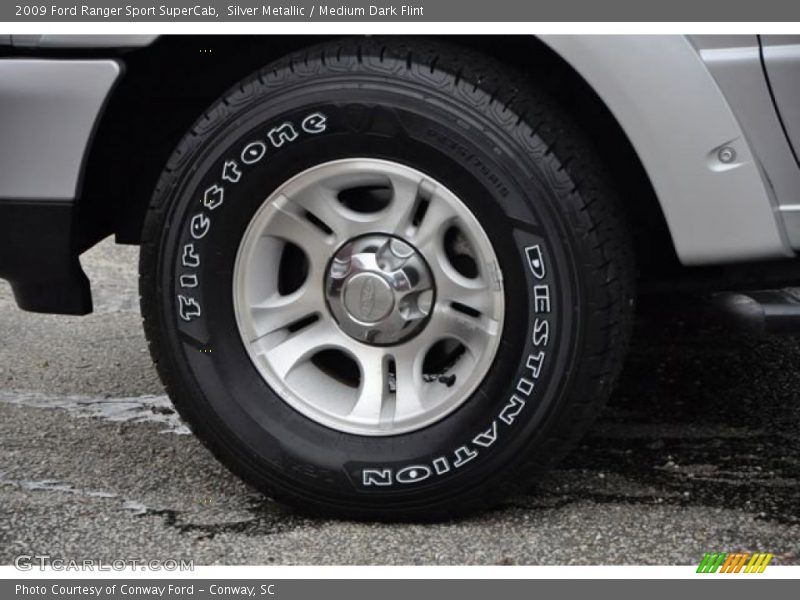 Silver Metallic / Medium Dark Flint 2009 Ford Ranger Sport SuperCab