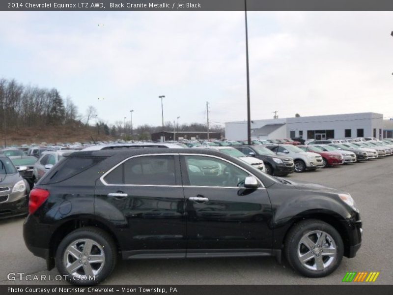 Black Granite Metallic / Jet Black 2014 Chevrolet Equinox LTZ AWD