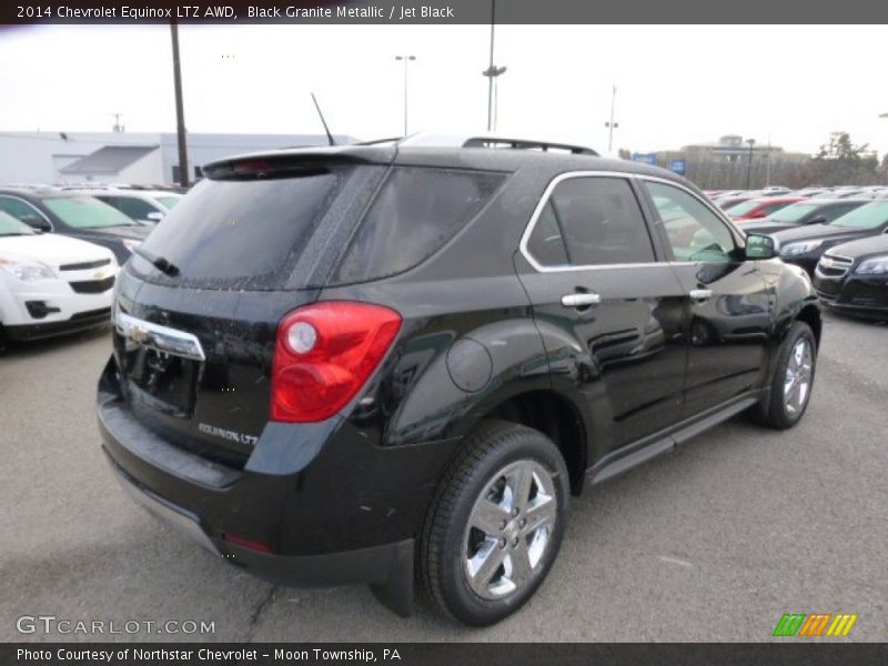 Black Granite Metallic / Jet Black 2014 Chevrolet Equinox LTZ AWD