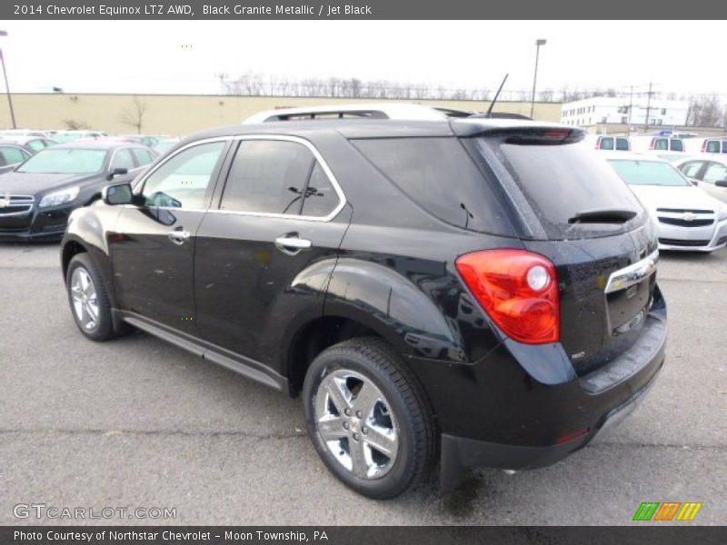 Black Granite Metallic / Jet Black 2014 Chevrolet Equinox LTZ AWD
