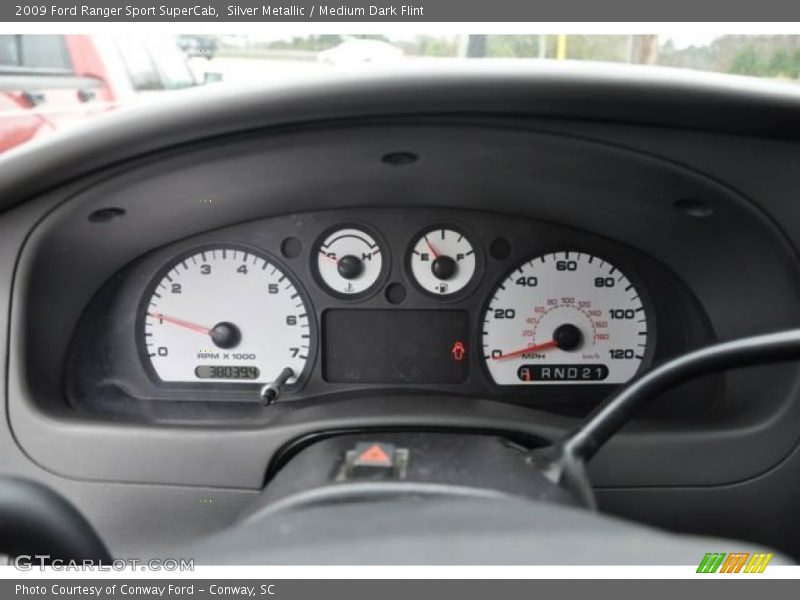 Silver Metallic / Medium Dark Flint 2009 Ford Ranger Sport SuperCab