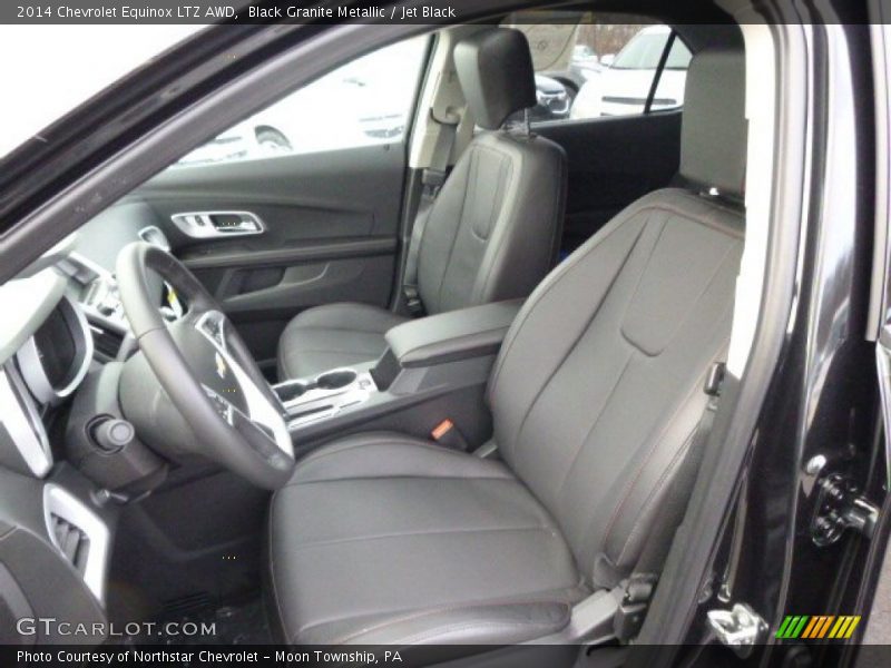 Black Granite Metallic / Jet Black 2014 Chevrolet Equinox LTZ AWD