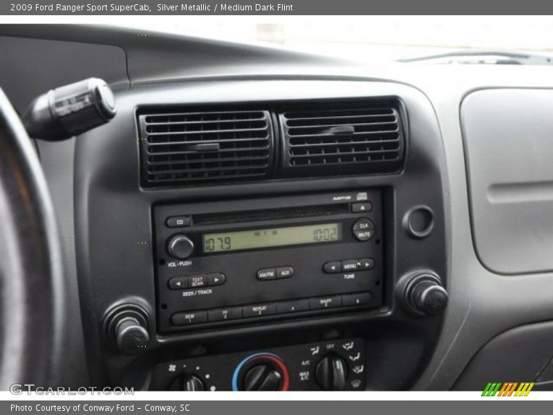 Silver Metallic / Medium Dark Flint 2009 Ford Ranger Sport SuperCab