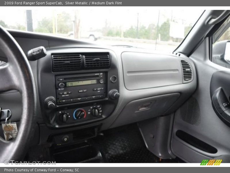 Silver Metallic / Medium Dark Flint 2009 Ford Ranger Sport SuperCab