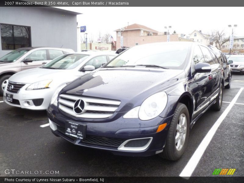 Capri Blue Metallic / Macadamia 2007 Mercedes-Benz R 350 4Matic