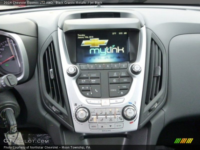 Black Granite Metallic / Jet Black 2014 Chevrolet Equinox LTZ AWD