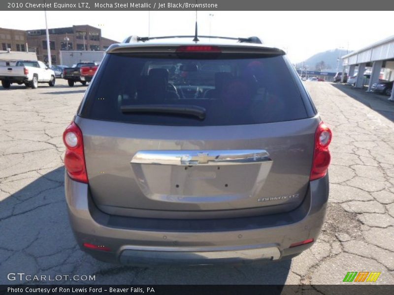Mocha Steel Metallic / Jet Black/Brownstone 2010 Chevrolet Equinox LTZ