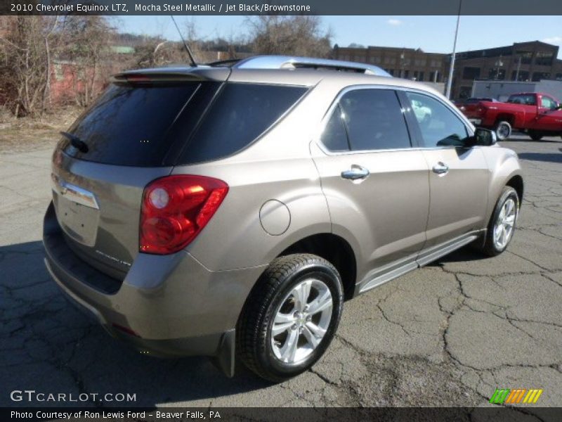 Mocha Steel Metallic / Jet Black/Brownstone 2010 Chevrolet Equinox LTZ