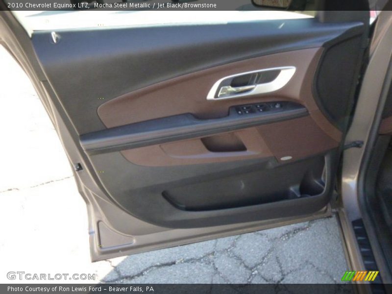 Mocha Steel Metallic / Jet Black/Brownstone 2010 Chevrolet Equinox LTZ