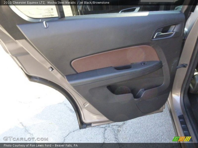 Mocha Steel Metallic / Jet Black/Brownstone 2010 Chevrolet Equinox LTZ