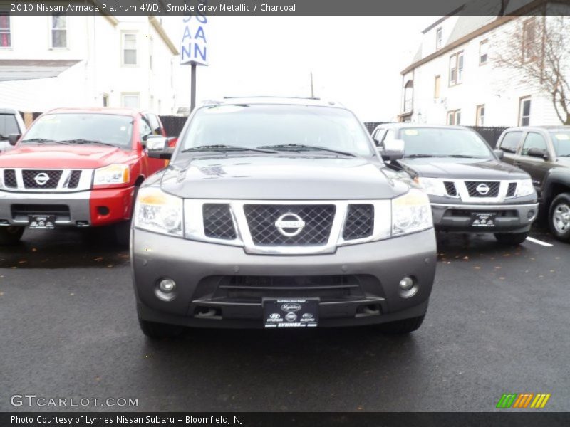 Smoke Gray Metallic / Charcoal 2010 Nissan Armada Platinum 4WD