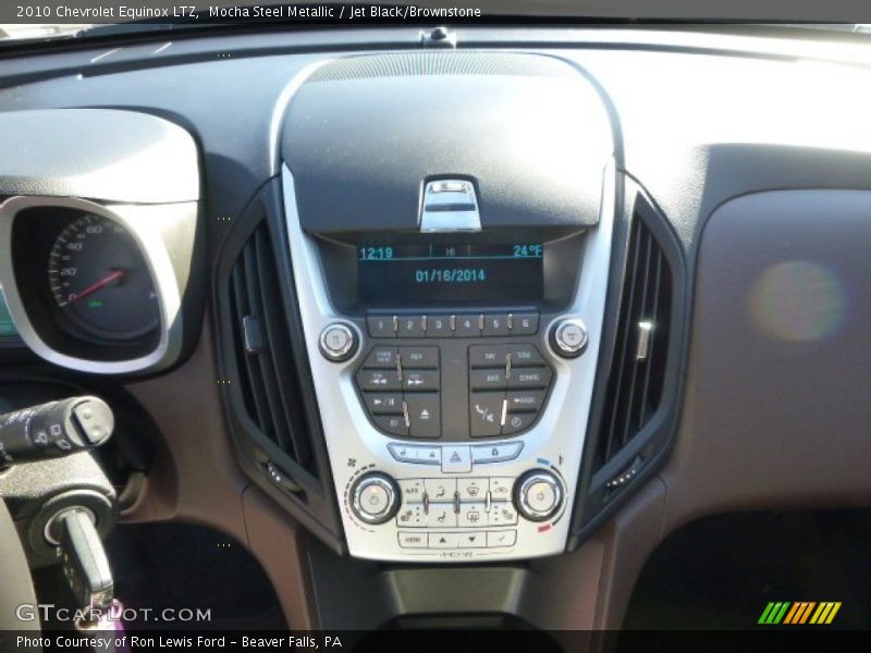 Mocha Steel Metallic / Jet Black/Brownstone 2010 Chevrolet Equinox LTZ