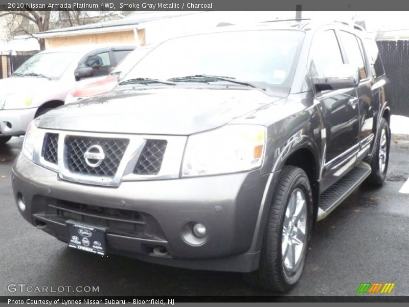 Smoke Gray Metallic / Charcoal 2010 Nissan Armada Platinum 4WD