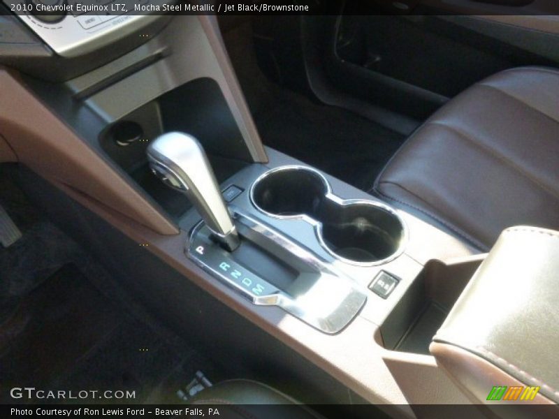 Mocha Steel Metallic / Jet Black/Brownstone 2010 Chevrolet Equinox LTZ