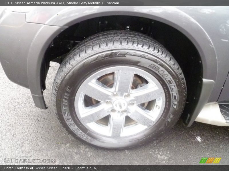 Smoke Gray Metallic / Charcoal 2010 Nissan Armada Platinum 4WD