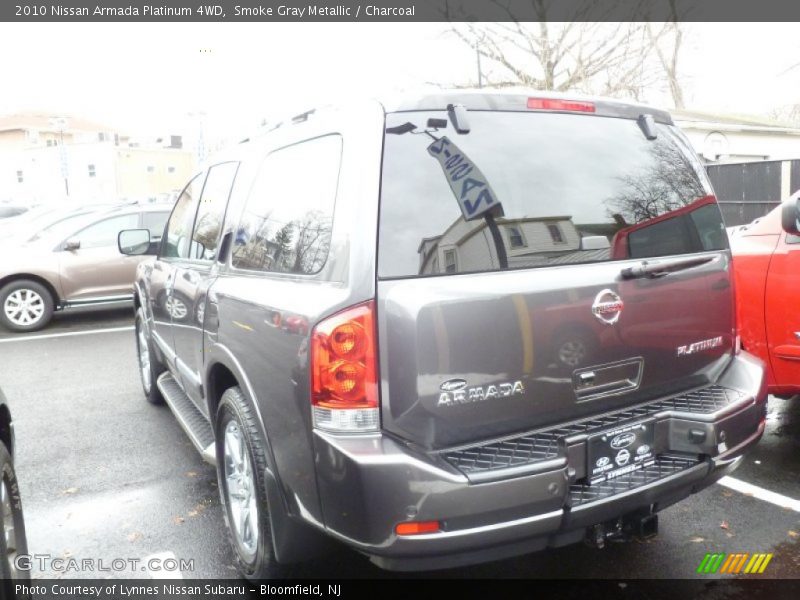 Smoke Gray Metallic / Charcoal 2010 Nissan Armada Platinum 4WD