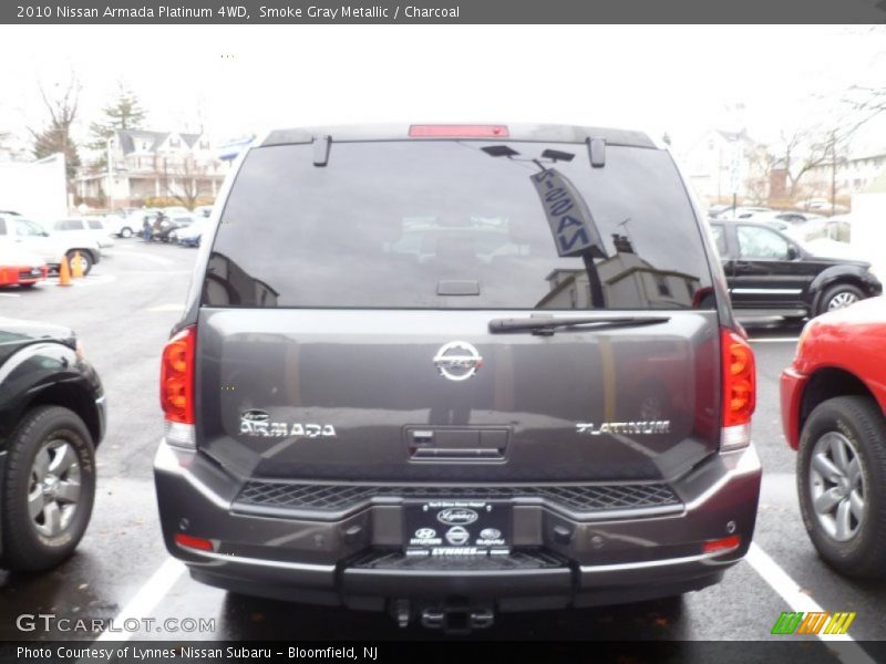 Smoke Gray Metallic / Charcoal 2010 Nissan Armada Platinum 4WD