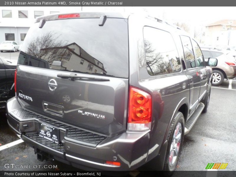 Smoke Gray Metallic / Charcoal 2010 Nissan Armada Platinum 4WD