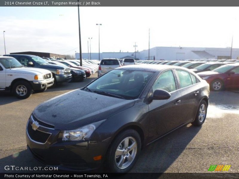 Tungsten Metallic / Jet Black 2014 Chevrolet Cruze LT