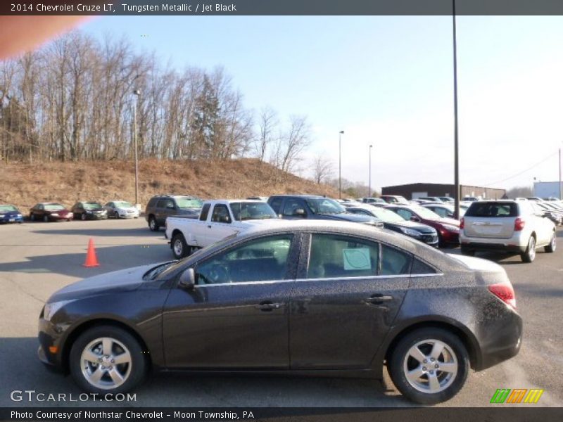Tungsten Metallic / Jet Black 2014 Chevrolet Cruze LT