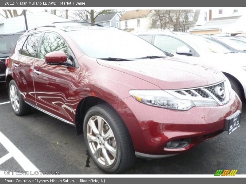 Merlot / Beige 2012 Nissan Murano LE AWD