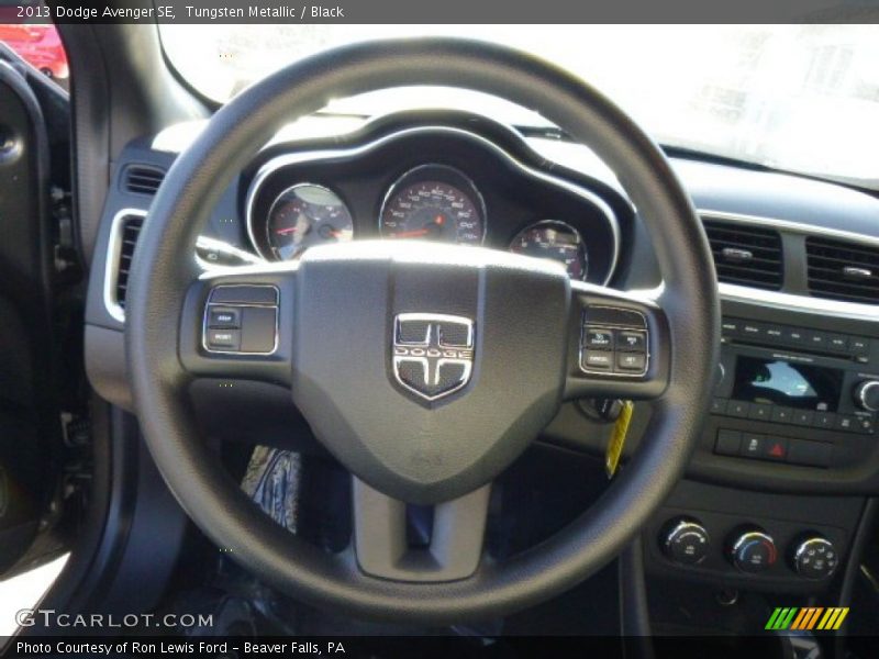 Tungsten Metallic / Black 2013 Dodge Avenger SE