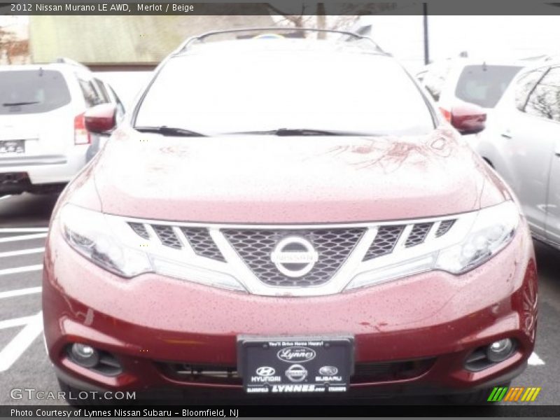 Merlot / Beige 2012 Nissan Murano LE AWD
