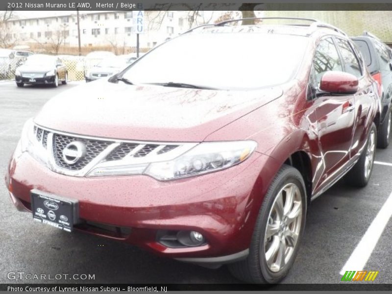 Merlot / Beige 2012 Nissan Murano LE AWD