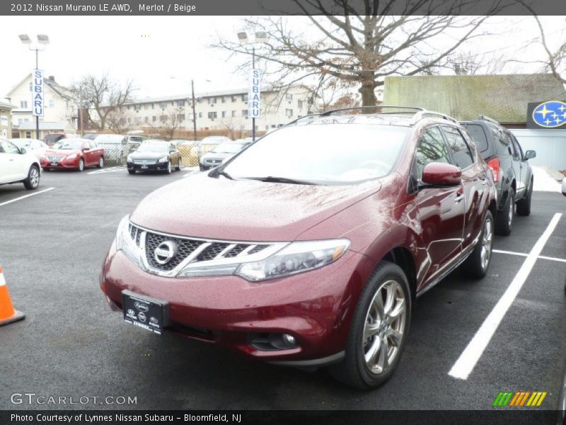Merlot / Beige 2012 Nissan Murano LE AWD