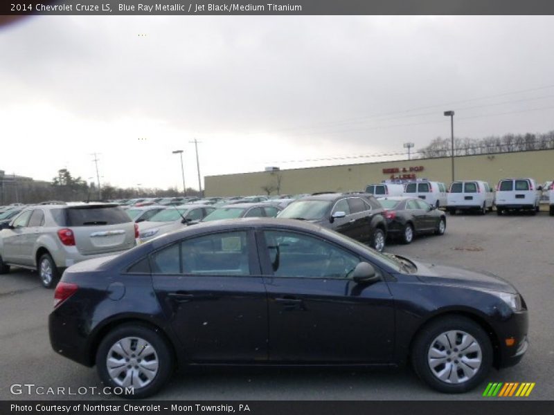 Blue Ray Metallic / Jet Black/Medium Titanium 2014 Chevrolet Cruze LS