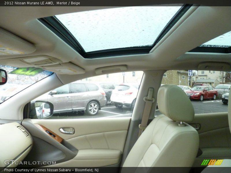 Merlot / Beige 2012 Nissan Murano LE AWD