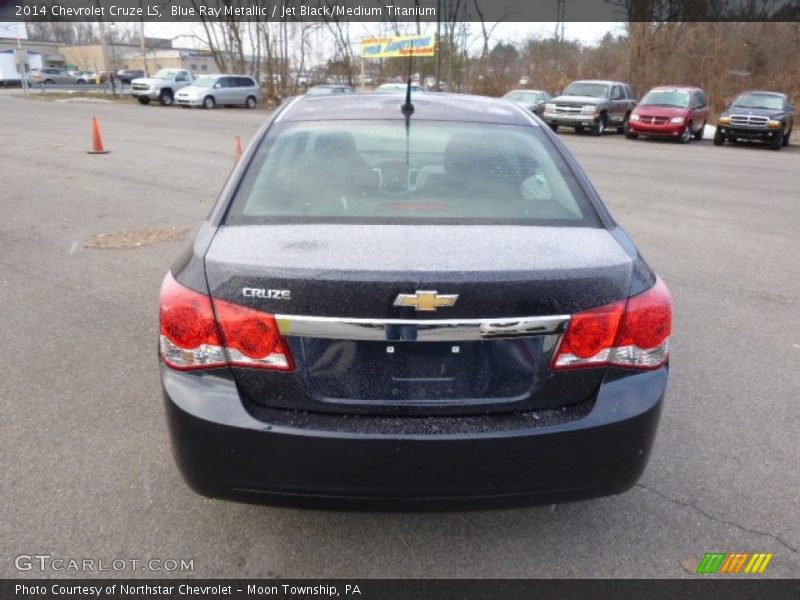 Blue Ray Metallic / Jet Black/Medium Titanium 2014 Chevrolet Cruze LS