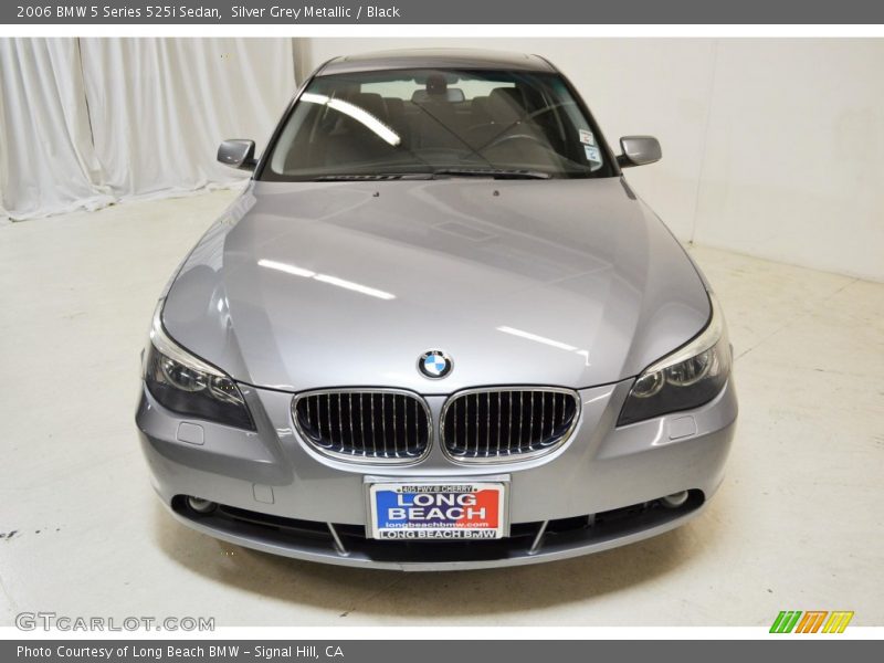 Silver Grey Metallic / Black 2006 BMW 5 Series 525i Sedan