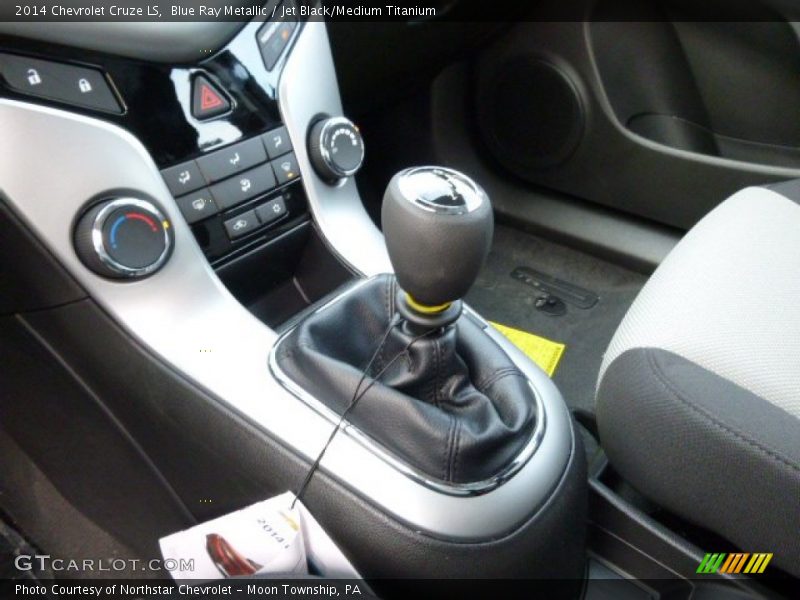Blue Ray Metallic / Jet Black/Medium Titanium 2014 Chevrolet Cruze LS