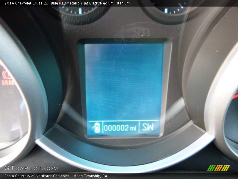 Blue Ray Metallic / Jet Black/Medium Titanium 2014 Chevrolet Cruze LS