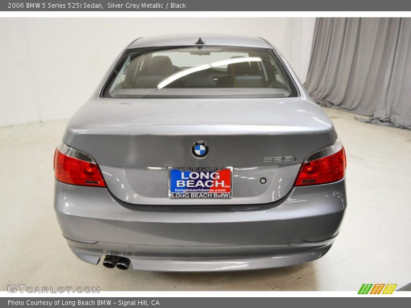 Silver Grey Metallic / Black 2006 BMW 5 Series 525i Sedan