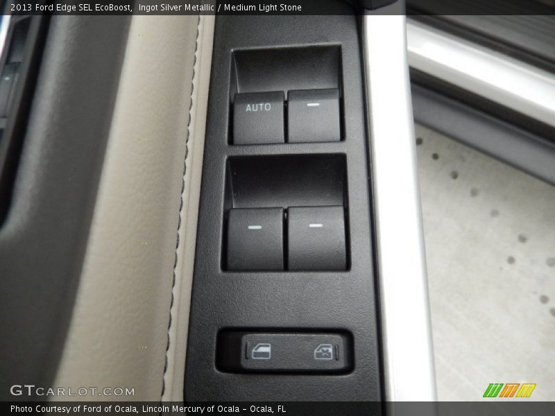 Ingot Silver Metallic / Medium Light Stone 2013 Ford Edge SEL EcoBoost