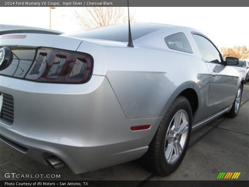 Ingot Silver / Charcoal Black 2014 Ford Mustang V6 Coupe