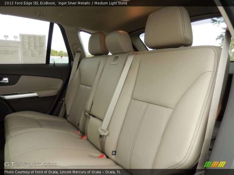 Ingot Silver Metallic / Medium Light Stone 2013 Ford Edge SEL EcoBoost
