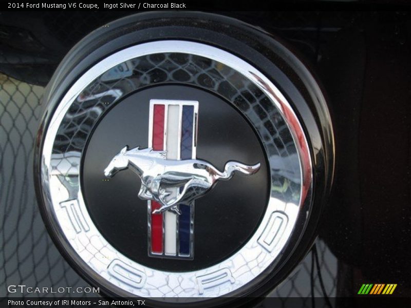 Ingot Silver / Charcoal Black 2014 Ford Mustang V6 Coupe