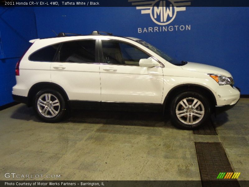 Taffeta White / Black 2011 Honda CR-V EX-L 4WD