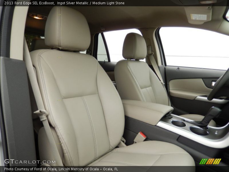 Ingot Silver Metallic / Medium Light Stone 2013 Ford Edge SEL EcoBoost