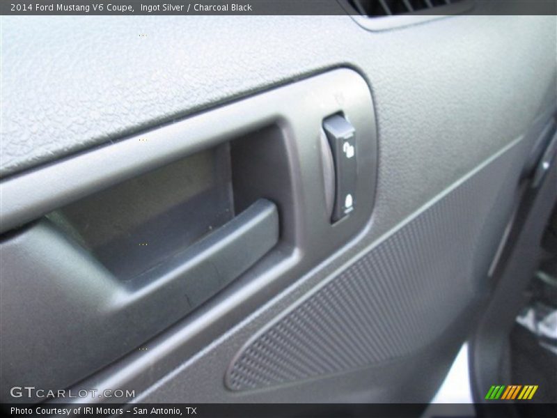 Ingot Silver / Charcoal Black 2014 Ford Mustang V6 Coupe